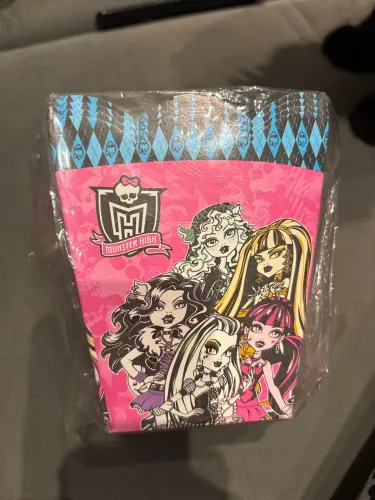 Cachepot monster high 4 unidades 
