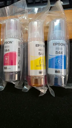 Kit(C, Y, M) de tinta novo 544 - Impressora Epson 