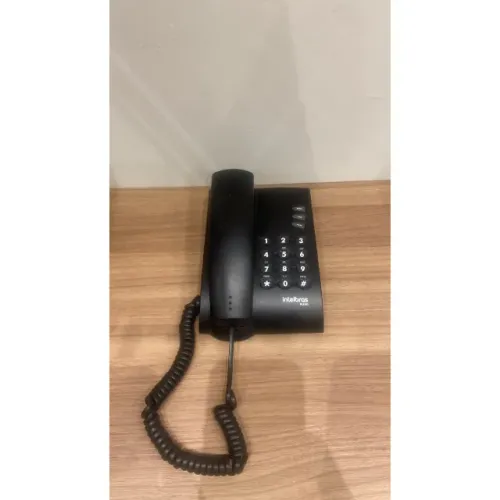Telefone Com Fio Intelbras Pleno ? Preto | Usado