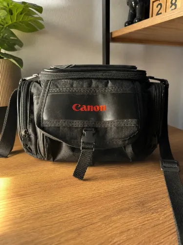 Bolsa Canon Preta Com Bolsos 7d 60d T1i T2i T3i