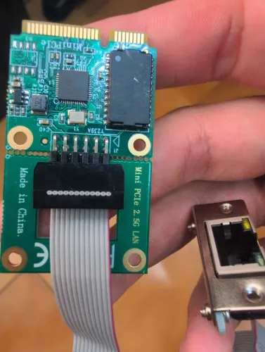 Placa Mini PCIe 2.5G LAN