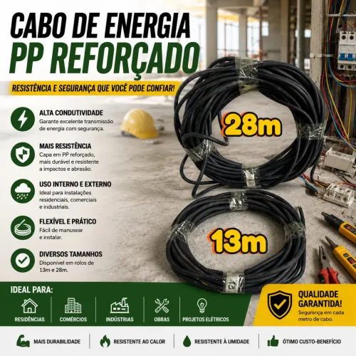 Cabo de energia PP REFORÇADO