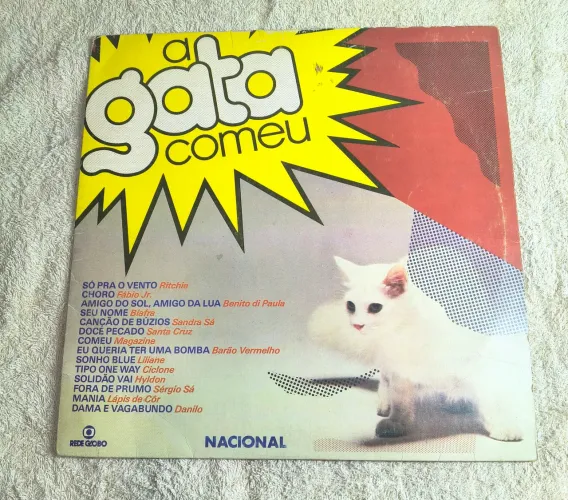 Lp vinil novela A Gata Comeu