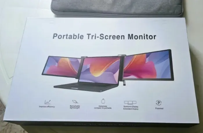 Monitor Portátil Duplo 14" FHD p/ Notebook