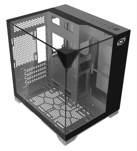 Gabinete Gamer Kalkan Midgard Vision Preto Mid Tower sem Fans - KLK086