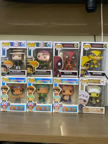 Funko Pop Anime Original - One Piece, Demon Slayer e Deadpool & Wolverine