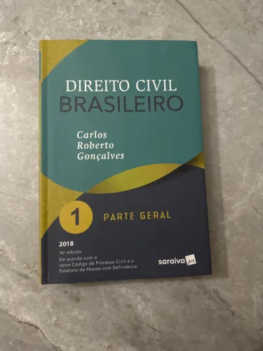 Direito civil brasileiro parte geral 1 - Carlos Roberto Gonçalves