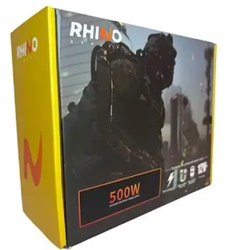 Fonte De Alimentação Atx Para PC 500w Bivolt Rhino Gamers