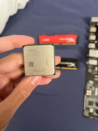 Kit placa mãe processador e memória ram 