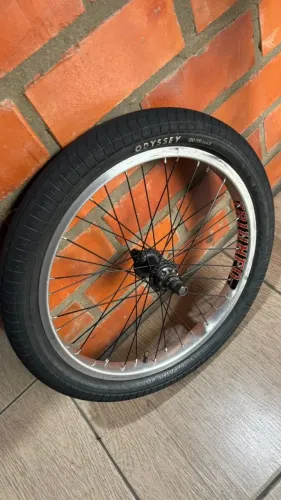 BMX - Roda traseira completa cubo K7 DK, Aro Belumi Saçaki