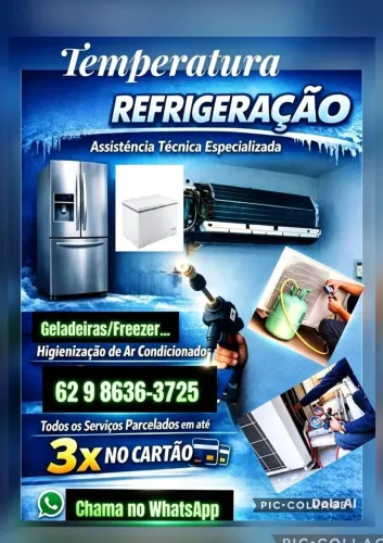Estragou a gente Resolve:Consertos/Manutenção em Geladeiras,Ar condicionado e outros