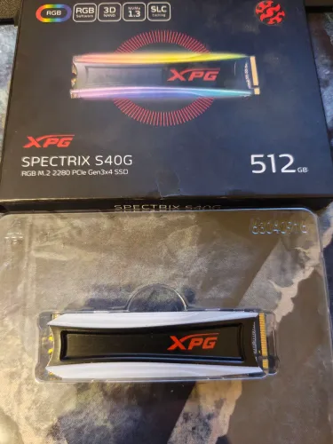 SSD 512GB RGB CPF SPECTRIX S40G M2 2280