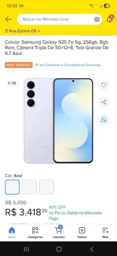 Sansung s25 FE 256 gb