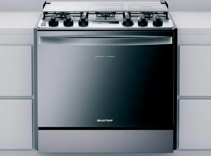 Fogão Brastemp Embutir 5 bocas e timer touch