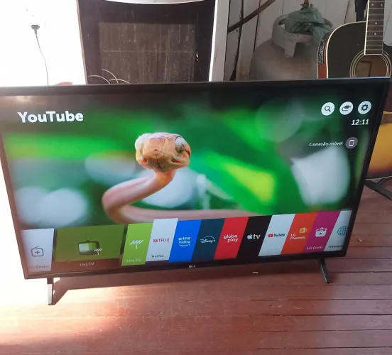 Tv LG 43 polegadas smart acompanha controle e pezinhos 