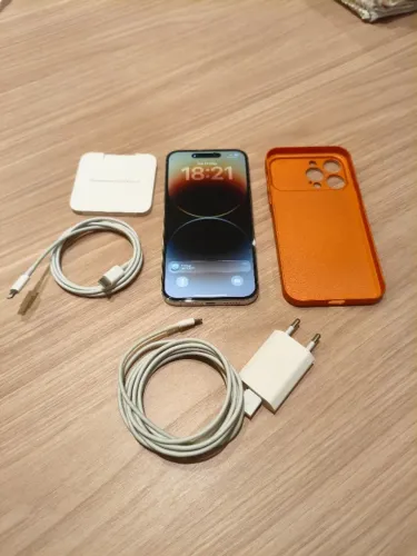 iPhone 14 Pro Max 128GB Branco/Prata - Excelente Estado!