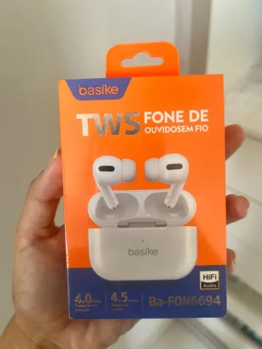 FONE BASIKE TWS 6694 SEM FIO BLUETOOTH