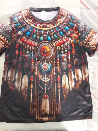 Camisa Estampada Importada Excêntrica