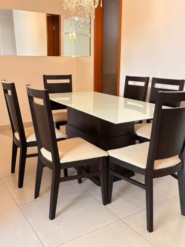 Mesa madeira 6 lugares
