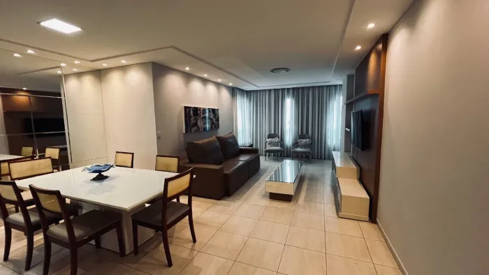 Apartamento mobiliado 99m² no Setor Oeste | 3 Suítes