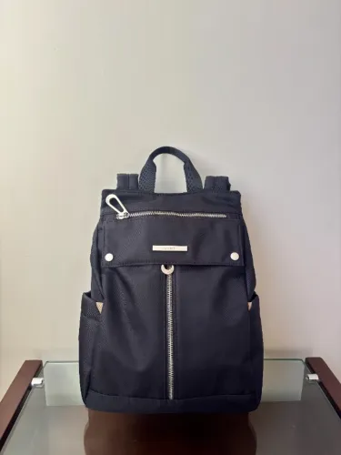mochila média uncle k nylon antifurto - preta - excelente estado