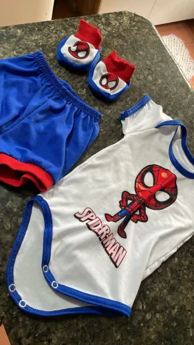 conjunto homem aranha