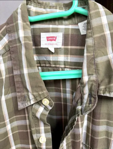 Levi?s Camisa Masculina Xadrez