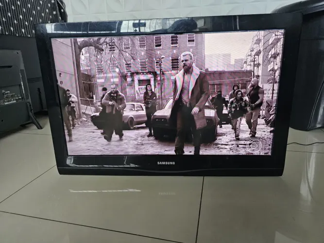 TV Samsung 32 Imagem Preto e Branco