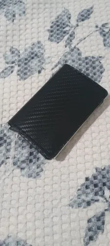 Carteira fibra de carbono porta cartões masculina