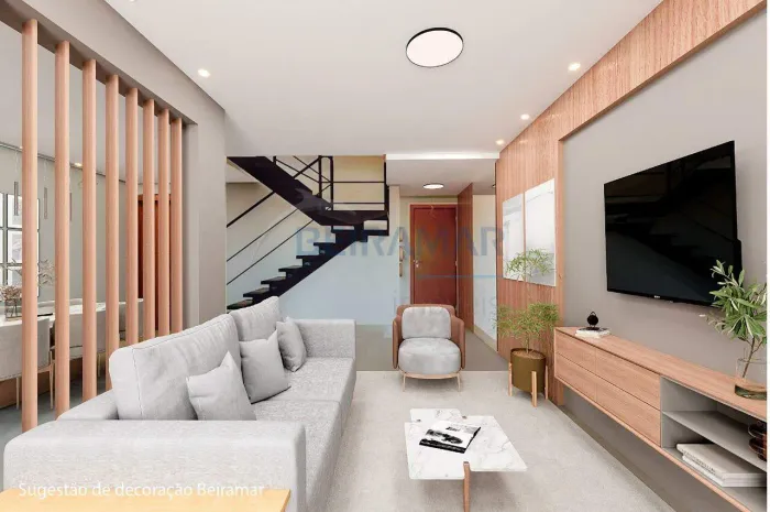 Cobertura Duplex 185m² | 4 Suítes no Piso Superior e Varanda Gourmet com Ofurô Res. Costa