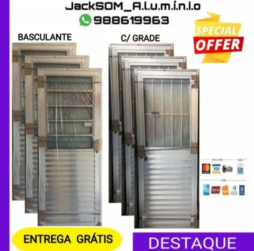P.R.O.N.T.A E.N.T.R.E.G.A Portas e Janelas de Alumínio