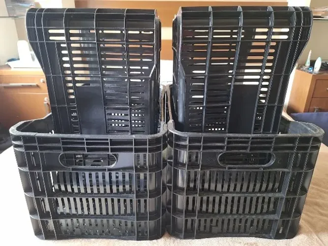 4 Caixas Plasticas Grandes Plaskini PK60L