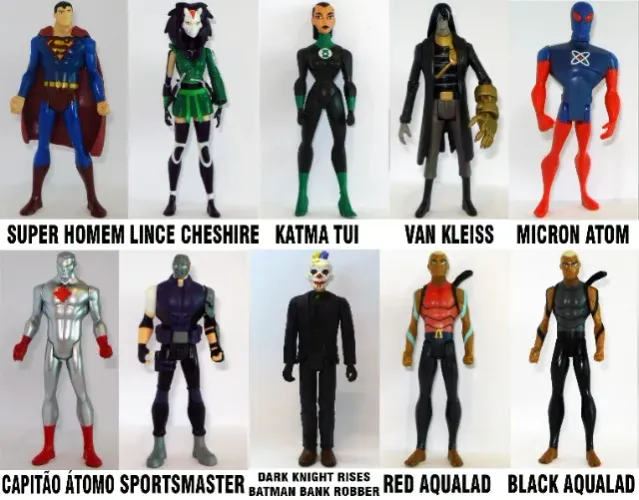 DC Comics JLU Liga Da Justiça Super Heroes Mattel
