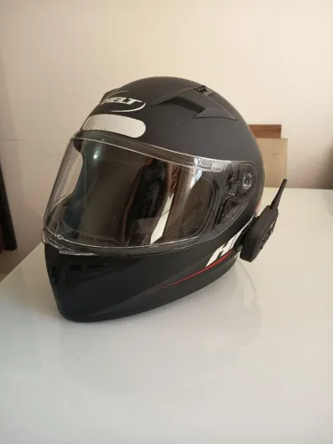 Capacete Helt + Intercomunicador V6pro