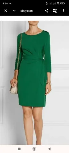 Vestido Midi, malha encorpada M da marca Folic