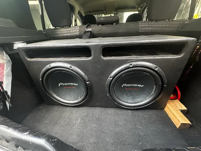 Caixa pioneer cara preta + módulo hd 3000