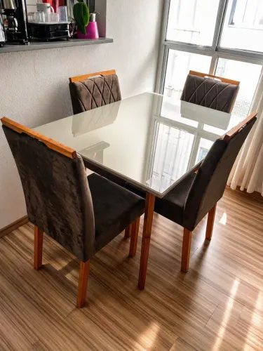 Mesa Safira 4 Cadeiras NOVO