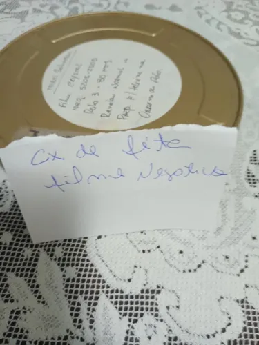 Caixa de filme sem o rolo