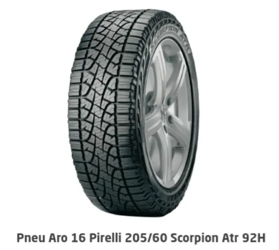 PNEU PIRELLI SCORPION ATR 205/60 R16 92H - USADO