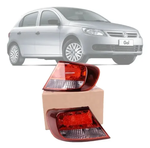 Par lanterna traseira Gol G5 fume original Arteb