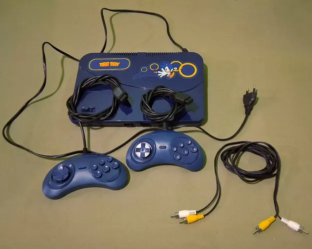 Master System Evolution Tectoy 132 Jogos Completo + 2 Controles - Funcionando
