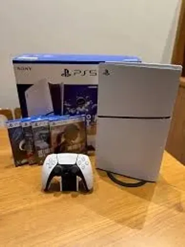 Slim PS5 Midia Fisica 1T Novo