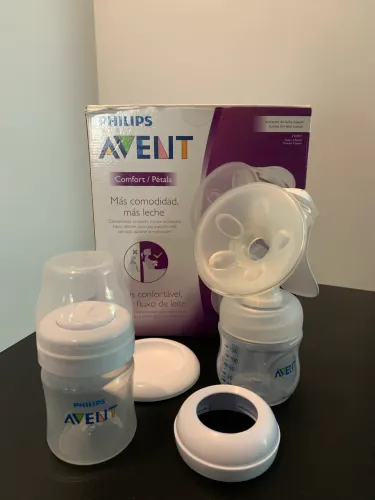 Extrator de Leite Manual Philips Avent Comfort / Pétala - Completo