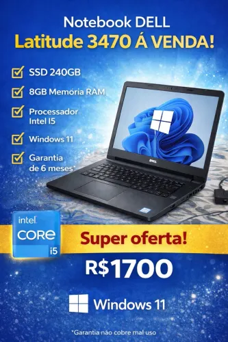 Notebook Dell Latitude 3470