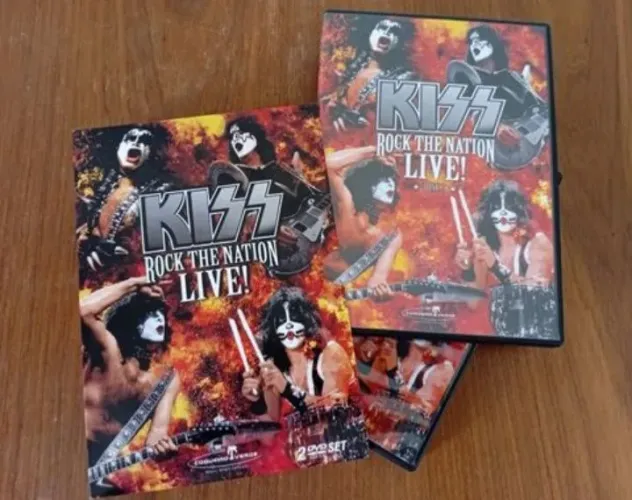 dvd duplo kiss rock the nation