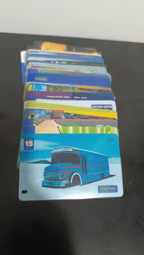 Cartões Telefônicos - Lote 90 cartões - Coleção dos anos 2000