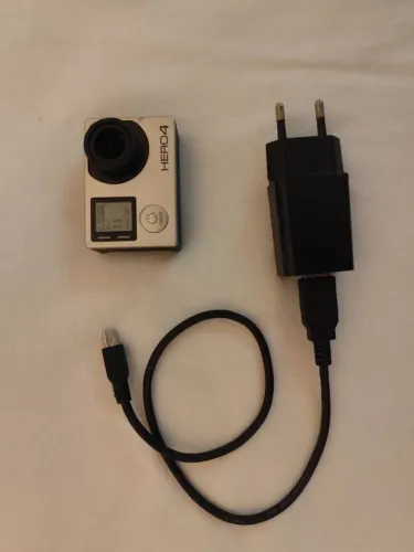 GOPRO HERO 4 SILVER 32 GB CARREGADOR E CABO USB<br>