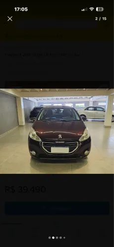 Peugeot 208 Griffe 1.6 Flex 16V 5P Aut. 2015
