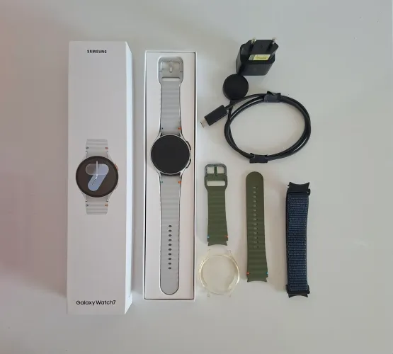 Samsung Galaxy Watch 7 44mm Prata - Impecável + Garantia Total