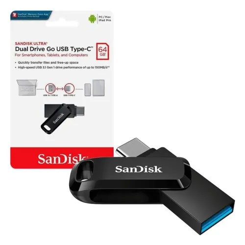Pendrive 64GB Sandisk tipo c
